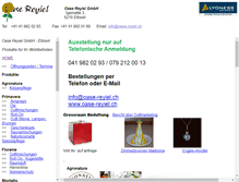 Tablet Screenshot of oase-reyiel.ch